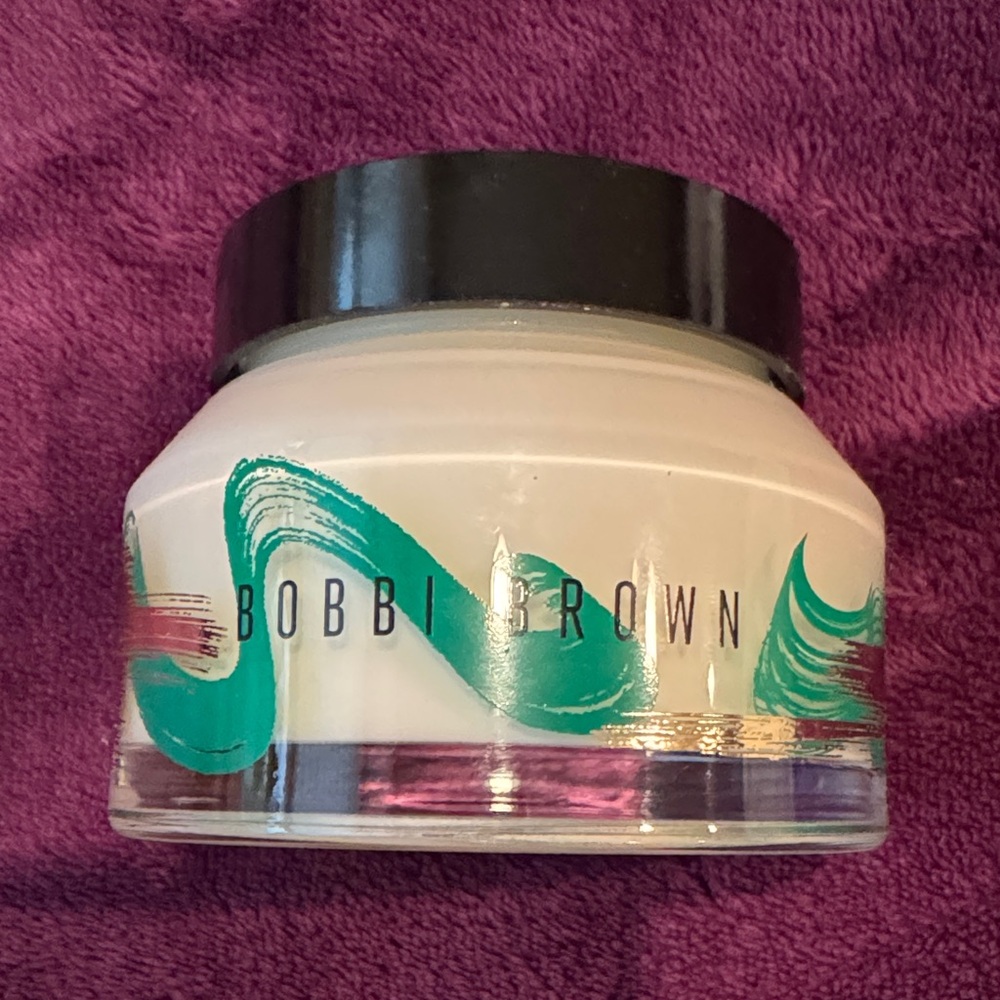 Bobbi Brown Cream Jar with Teal and Black Accents